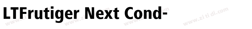 LTFrutiger Next Cond字体转换